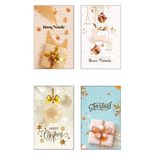 Marpimar Biglietto auguri Natale Assortito (13,5x8,5 cm) ABNB12