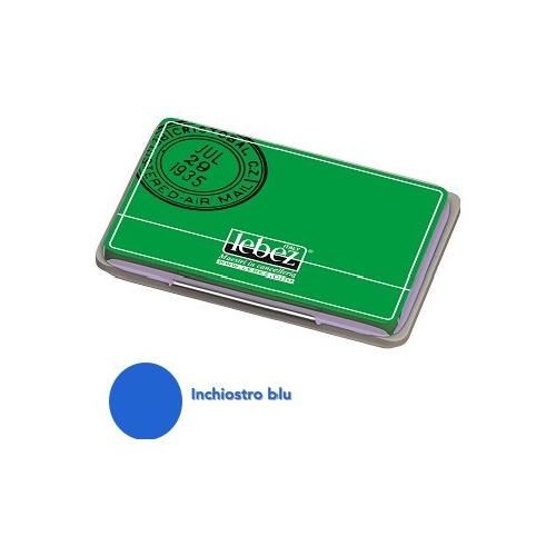 Lebez Tampone timbri Inchiostro Blu 1481 BL