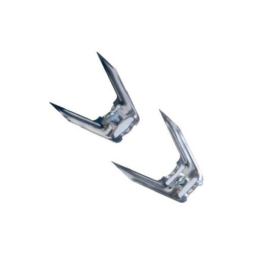 Ferraboli Fermapollo Doppia Punta Quadro 8 Mm Inox 354