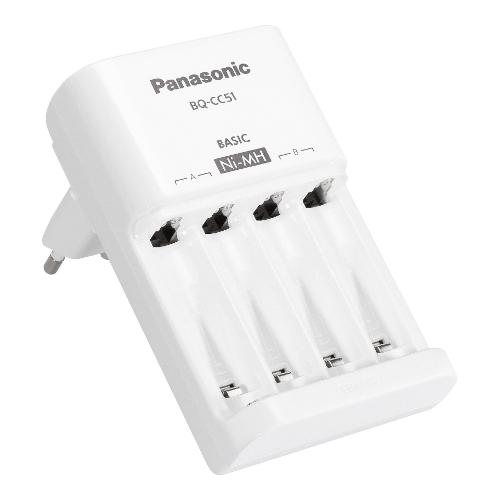 Panasonic Caricabatterie ENELOOP Bianco 4AA+2AAA BQ CC51