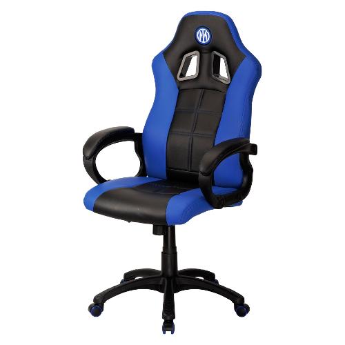 Qubick Sedia gaming MULTIPIATTAFORMA Fc Inter Black e Blue ACMU0053