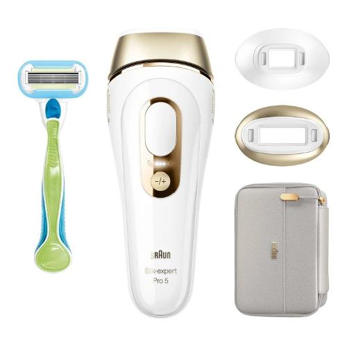 Braun Epilatore SILK EXPERT PRO 5 Bianco e Oro PL5154