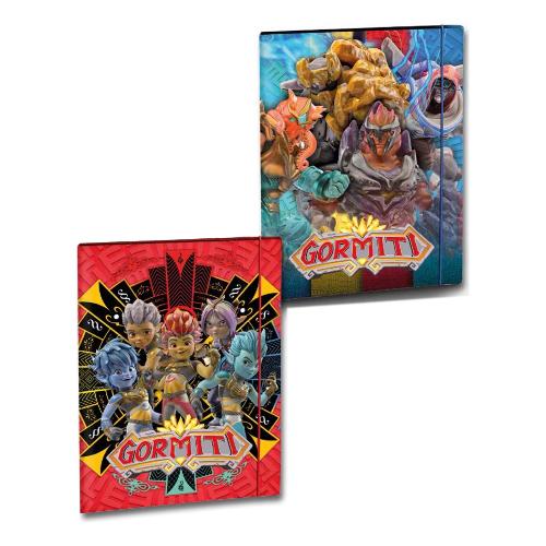 Giochi Preziosi Cartellina 3 lembi con elastico GORMITI Assortito (25x1x34 cm) GR960000