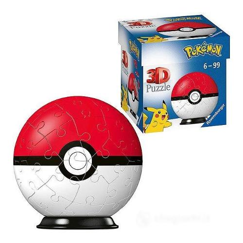 Ravensburger Puzzle 54 pz Pokeball 6a+ (7,5cm) 11256
