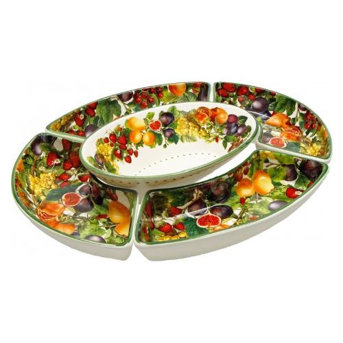 Brandani Set antipasti base con 4 ciotole (47x36cm) PRIMIZIE 52187
