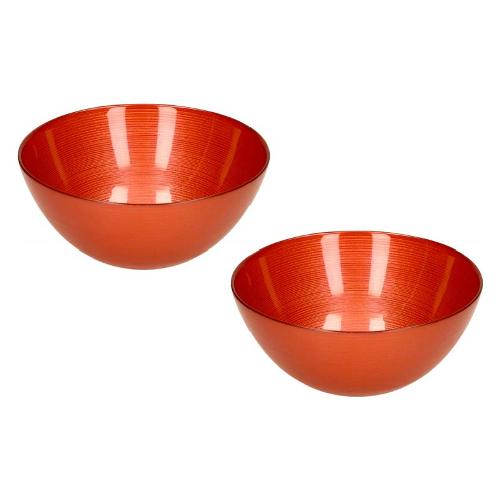Brandani Set coppette Vetro 2 pz (15x6,5cm) ARES Arancio 40552