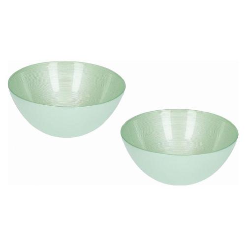 Brandani Set coppette Vetro 2 pz (15x6,5cm) ARES Acquamarina 40567