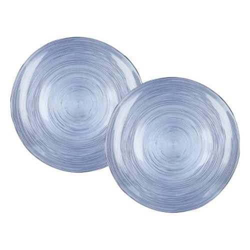 Brandani Piatto piano Vetro (21cm) 2 pz ARES Avio 40563