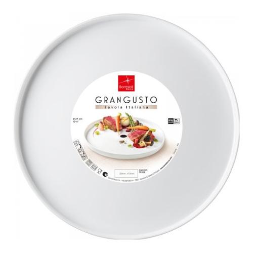 Bormioli Rocco Piatto piano Vetro temperato (27cm) Alta Cucina Italiana GRANGUSTO Bianco opale