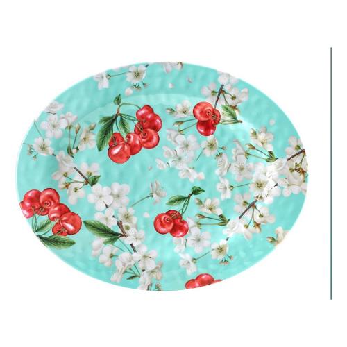 Fade Piatto portata Plastica (47x37cm) APRIL Azzurro 56461