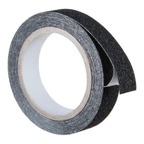 Geko Nastro antisdrucciolo 2,5cm x 5m ANTI SLIP Nero 220 52