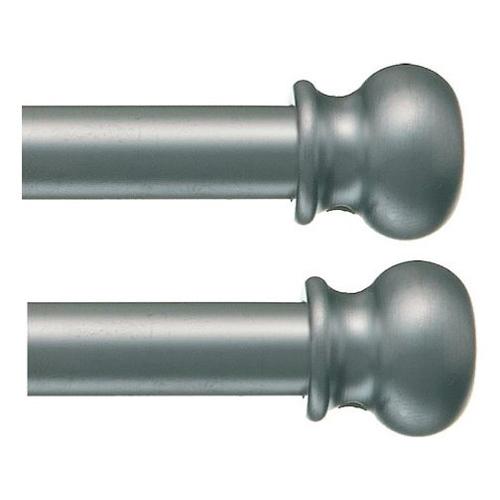 B&B Padova Set bacchette tende Cipolla Nichel satinato 21061 (40x0,8 cm)