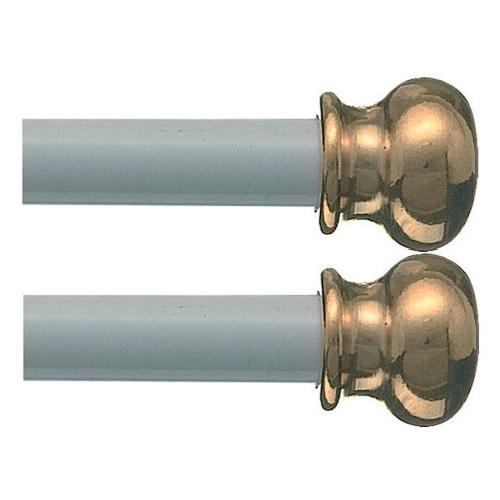 B&B Padova Set bacchette tende Cipolla Bianco e Oro 21008 (80x0,7 cm)