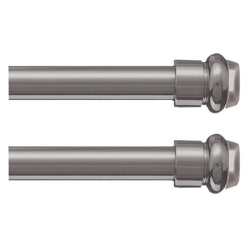 B&B Padova Set bacchette tende Nichel satinato 21372 (60x0,8 cm)