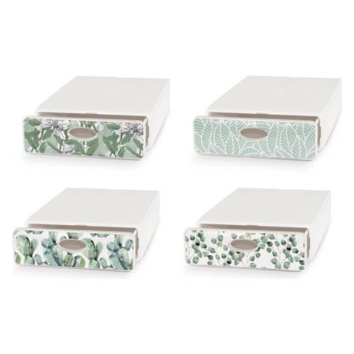 Domoliving Cassetto ordinatore Green (28x40x9cm) QBOX DECO SLIM Assortito QBS012