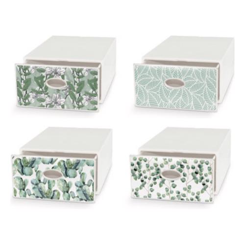 Domoliving Cassetto ordinatore Green (28x40x15cm) QBOX DECO LARGE Assortito QBL027
