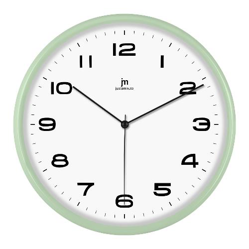 Lowell Orologio da parete (28cm) JUSTAMINUTE Verde salvia 00842V
