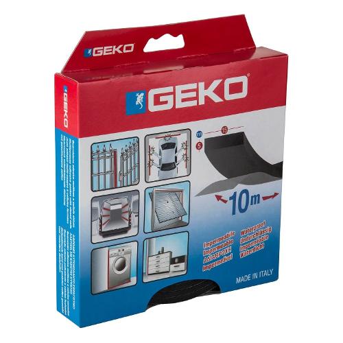 Geko Paraspifferi MUSS guarnizione adesiva profilo ad  Imt. 10 (1,5x0,5 cm) Nero 1300 5
