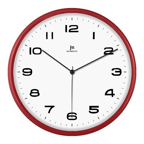 Lowell Orologio da parete (28cm) JUSTAMINUTE Rosso 00842R