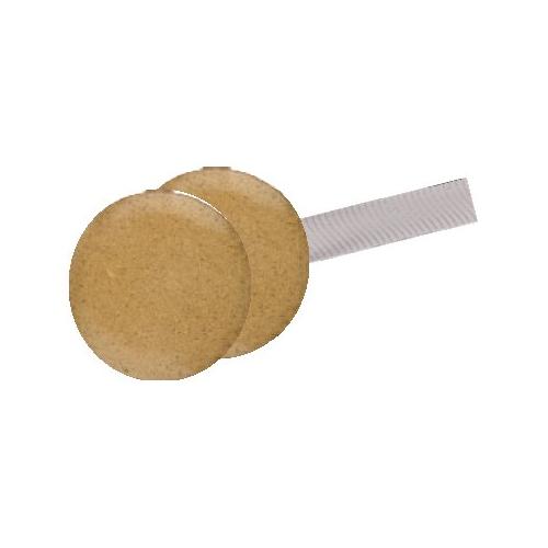 B&B Padova Set fermatende 2 pz MADREPORA Magnetici con Fettuccia Oro 15025962