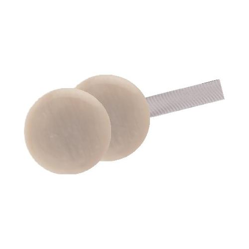 B&B Padova Set fermatende 2 pz MADREPORA magnetici con fettuccia Avorio 11025954
