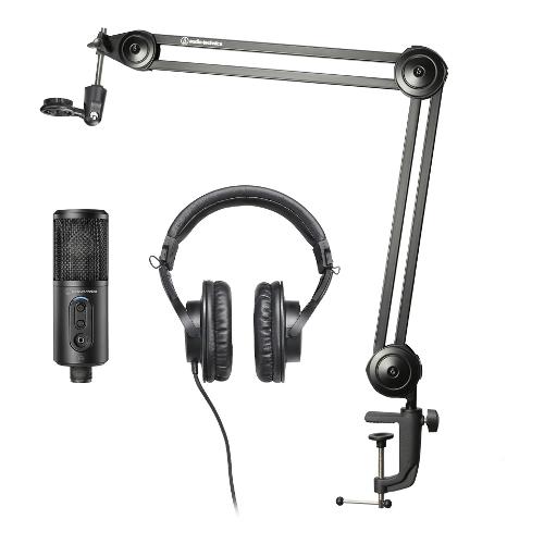 Audio Technica Microfono e cuffie Creator Pack Black