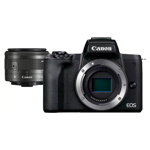Canon Fotocamera mirrorless 24Mpx EOS M50 MARK II Kit 15 45mm Black e Graphite 4728C007