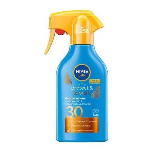 Nivea Lozione solare Protect & Bronze Spray Trigger Spf 30 (270ml) SUN