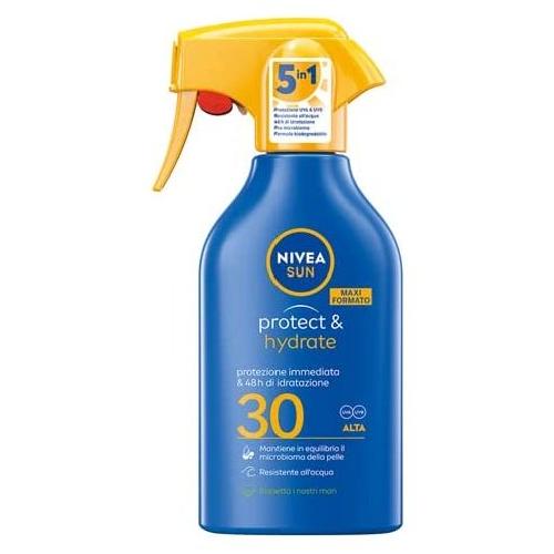 Nivea Lozione solare  Protect & Hydrate Spray Trigger Spf 30 (270ml) SUN