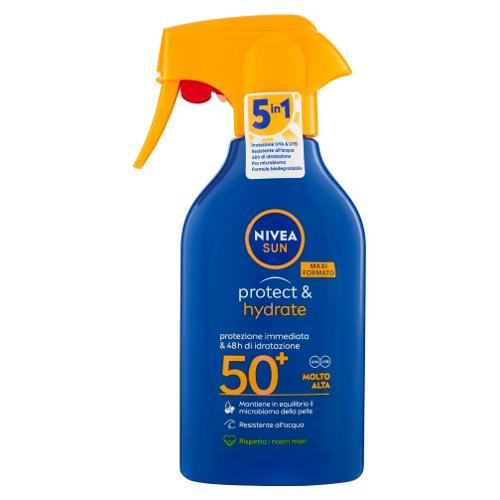 Nivea Lozione solare  Protect & Hydrate Spray Trigger Spf 50 (270ml) SUN