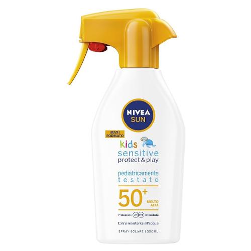 Nivea Lozione solare Sensitive Protect & Play Spf 50 (270ml) SUN KIDS 405484