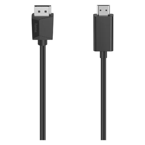 Hama Cavo Displayport ESSENTIAL 4K Dp Hdmi Black 1,5m 00200712