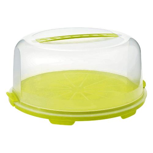 Heidrun Porta torta (35cm) con coperchio Lime