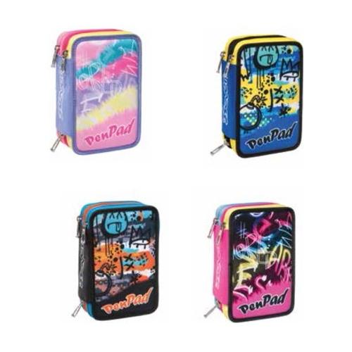 Seven Astuccio triplo scomparto accessoriato Penpad Assortito 301012229 36 colori con penne e accessori