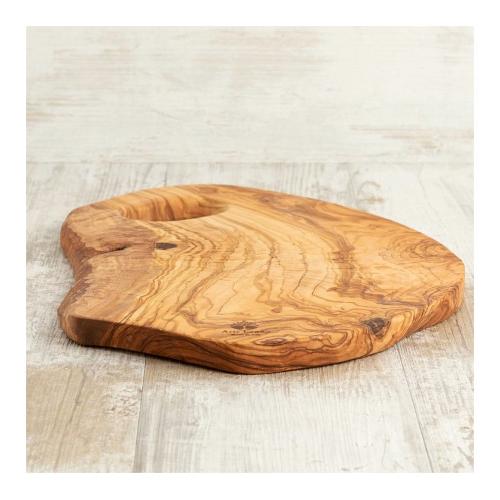 Arte Legno Spello Tagliere Legno (45cm) irregolare con foro Assortito HED1