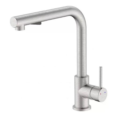 Idro Bric Miscelatore lavello monocomando PHOENIX Doppio Getto Acciaio spazzolato SCARUB1092AC