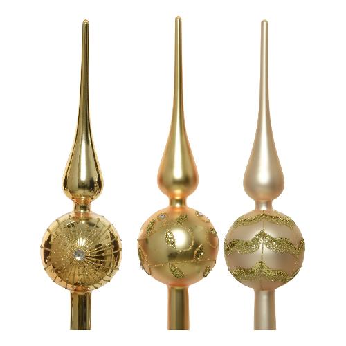 Kaemingk Puntale albero di natale (30 cm) Pearl gold assortito 170093