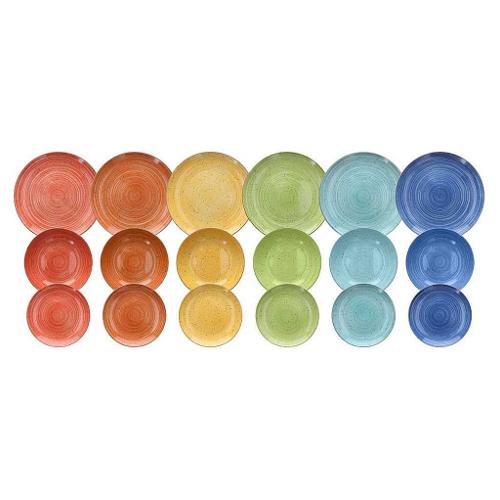 Tognana Servizio piatti Porcellana 18 pz KALEIDO Multicolor MC07018M145