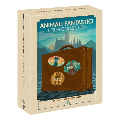 Warner Entertainment Blu Ray 4K Animali Fantastici 3 Film Collection (Travel Art) (3 4K Ultra Hd+3 Blu Ray) - David Yates 1000816984