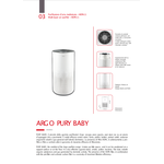 Purificatore aria PURIFIER Hot+Cool Autoreact Hp07 Nichel e Bianco 419890  01