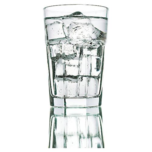 Set bicchieri Acqua 6pz PURE Trasparente e Blu 8,4 x 8,8 cm 345ml 704476