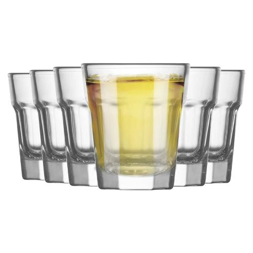 Set bicchieri Liquore 4pz Trasparente 5 x 8 cm 110ml 31591