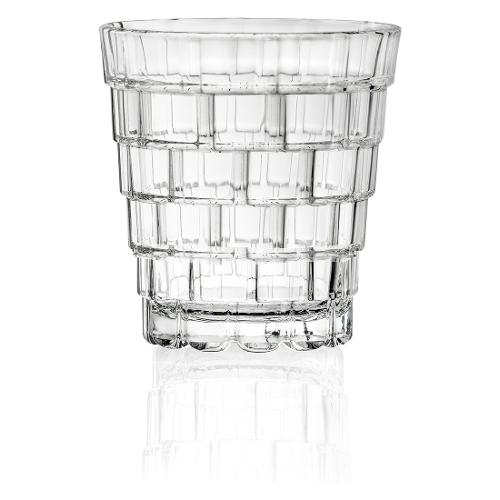 Set bicchieri Dof 6pz STACK Impilabile Trasparente h. 9,5cm 320ml 276160