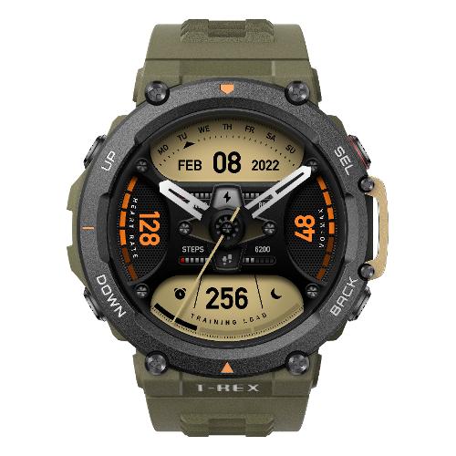 Amazfit Smartwatch ( AMOLED ) ADVENTURE SERIES T REX 2 Wild green 47 mm W2170OV5N
