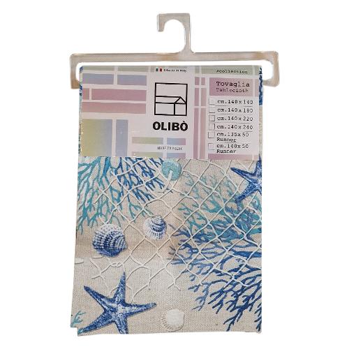 Olibò Tovaglia OCEANO Blu (240x140cm) 900004 OCA