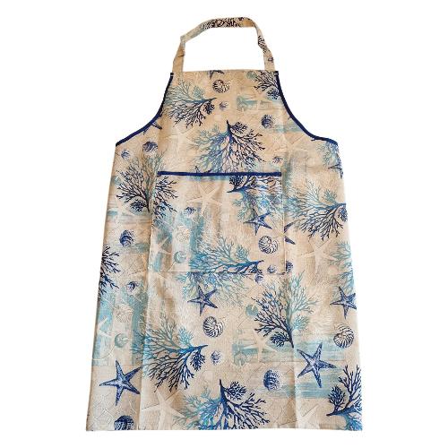 Olibò Grembiule cucina OCEANO con pettorina Blu 700201 OCA
