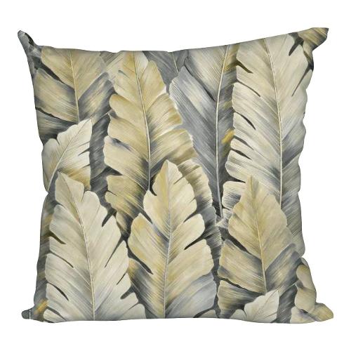 Olibò Cuscino arredo MUSE Grigio e Giallo (42x42cm) 400306 MUS05
