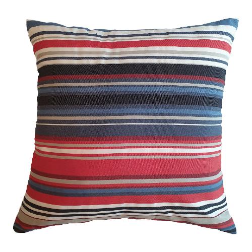 Olibò Cuscino arredo MANYON Rosso, Blu e Bianco (50x50cm) 400310 TFM1