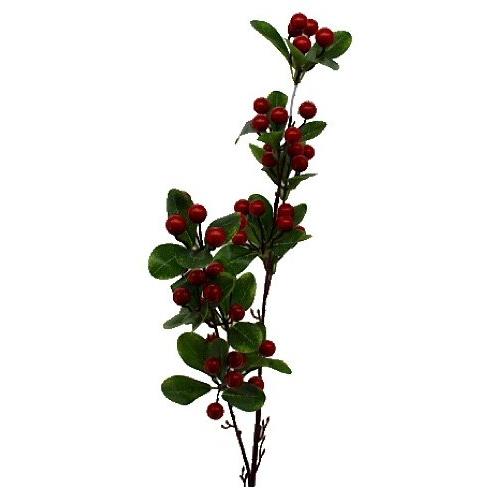 Dhg D.O.O. Stelo natalizio Barry con foglie Rosso 82116