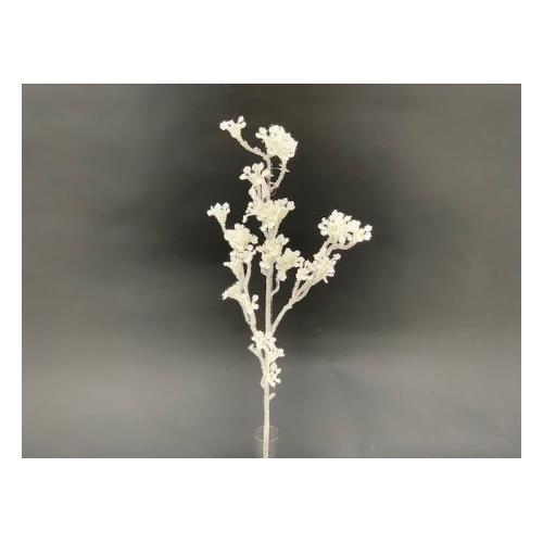 Dhg D.O.O. Stelo natalizio 80cm. Fiori Spray Bianco 97764